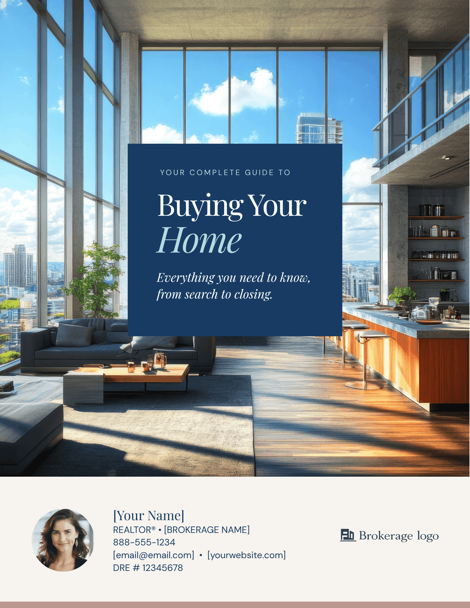 Urban Buyer's Guide cover — Canva template for real estate agents