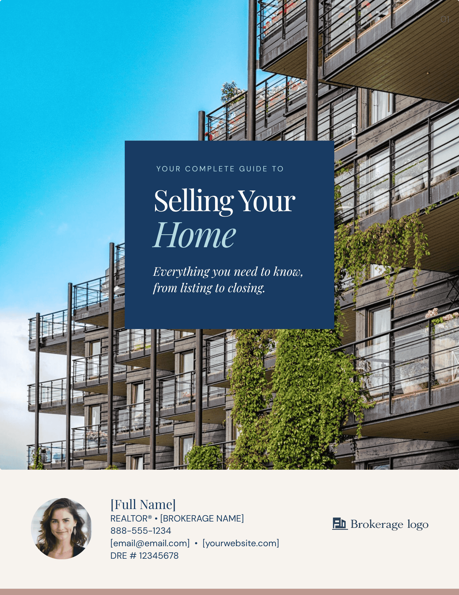 Urban Seller's Guide cover — Canva template for real estate agents