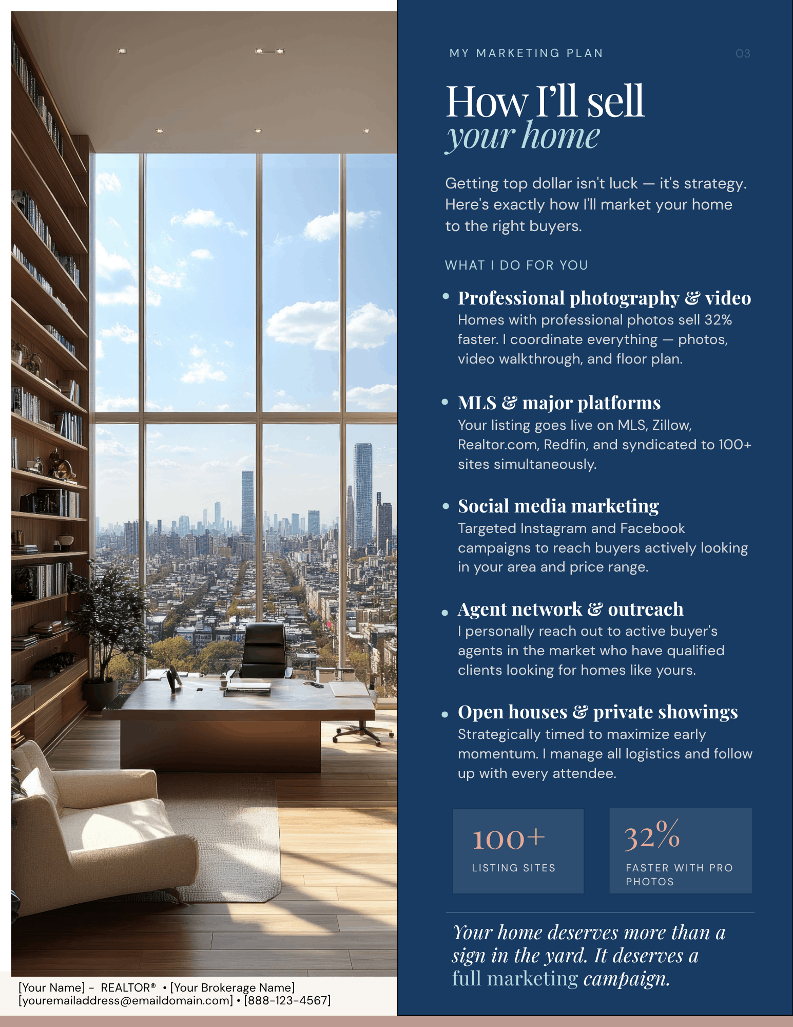 Marketing plan — how I'll sell your home