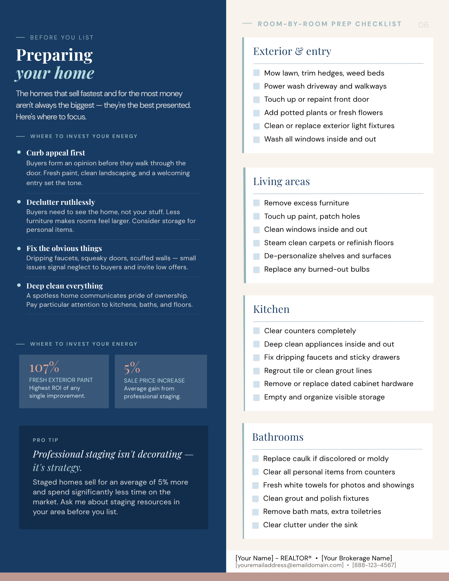 Preparing your home for sale
